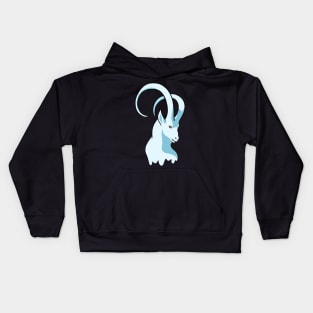 Capricorn Zodiac Sign - Blue Goat Kids Hoodie